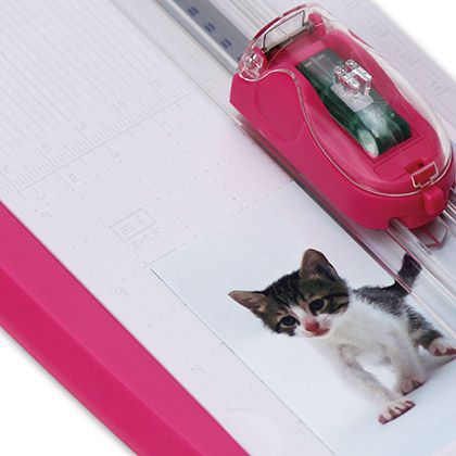 日本文具 inozto - A4安全萬用裁紙器(附替換刀片*3件)-橘 (11.4×31.3×3.8cm)