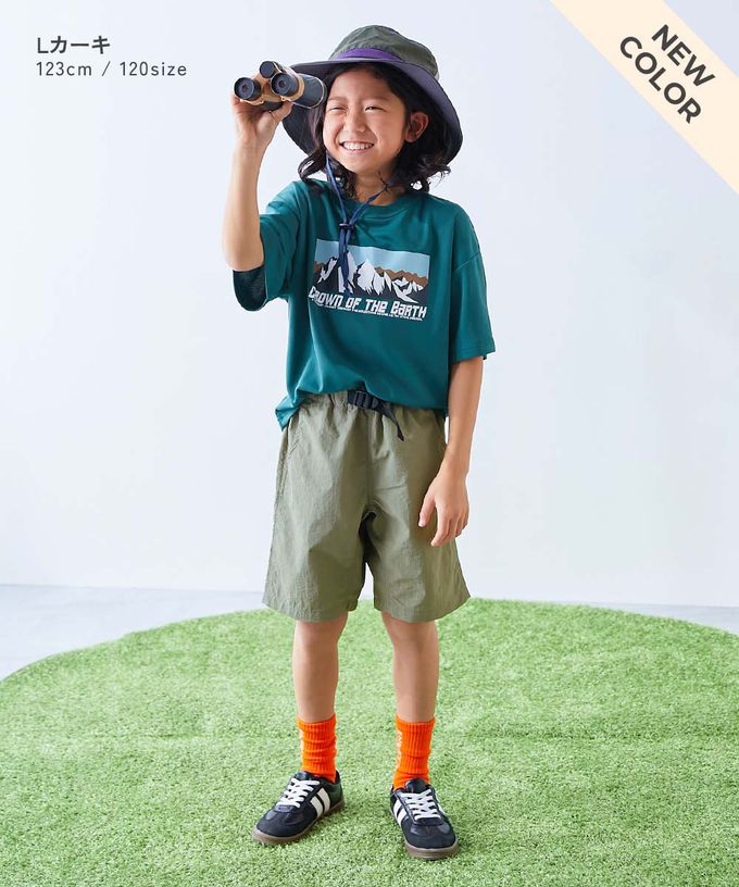 日本 devirock - 水陸二用 帥氣束腰玩水五分褲-亮紫