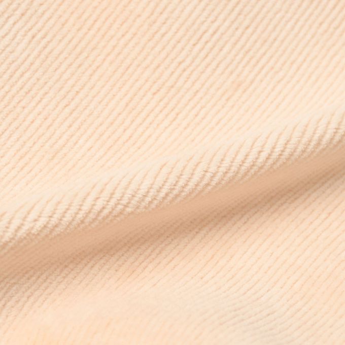 akachan honpo - 10分燈心絨褲-膝蓋圖案-淺卡其色