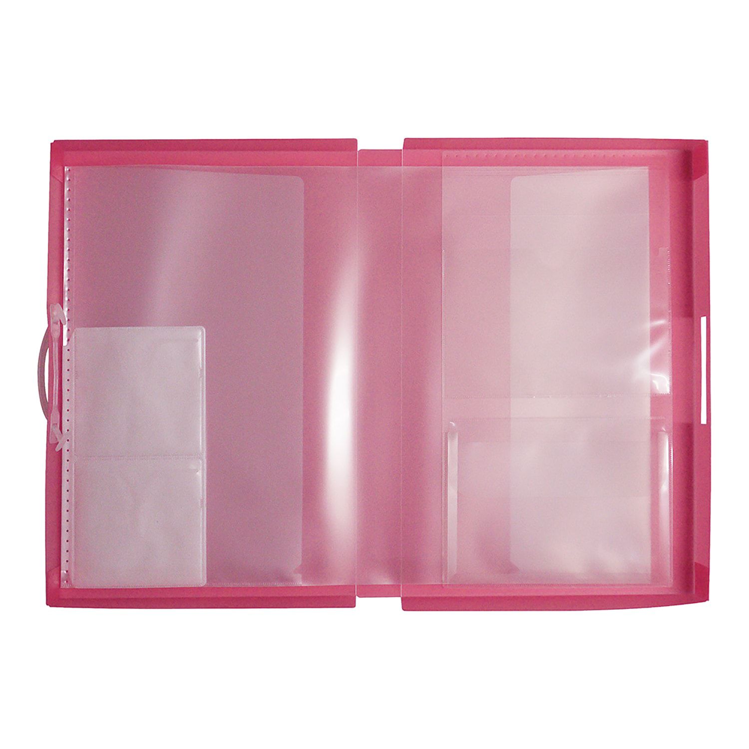 日本千趣會 - 美勞作品收納盒(附提把)-灰白 (42x29.5x4.5cm)