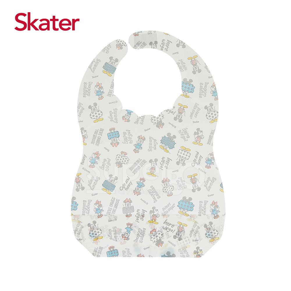 日本 SKATER - 拋棄式圍兜(10入/包)-米奇