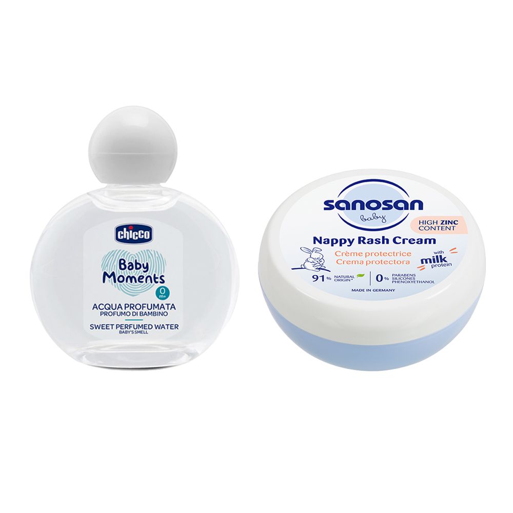寶貝嬰兒植萃淡雅香水100ml+珊諾baby re:mind極潤全效修護膏150ml