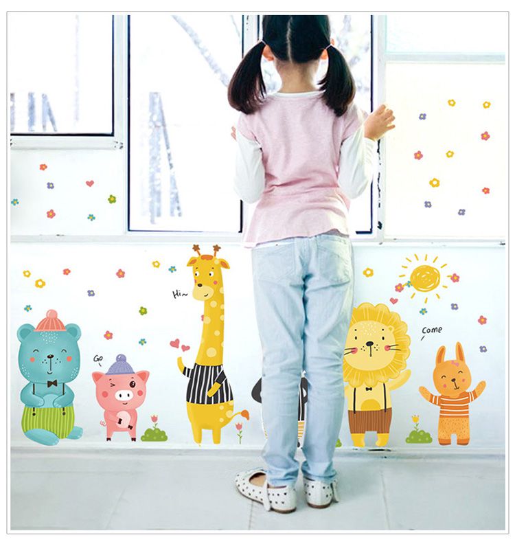 JB Design - 時尚壁貼-北歐風動物世界 (60cm*90cm)