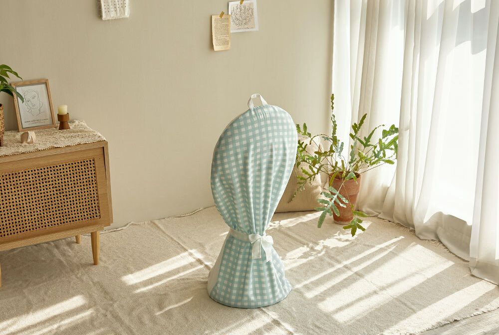 韓國 Bebe Deco - 可水洗電風扇收納套(直立型)-可愛熊熊 (90*59cm)