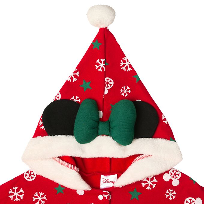 akachan honpo - 米妮滿版圖案斗篷-紅色