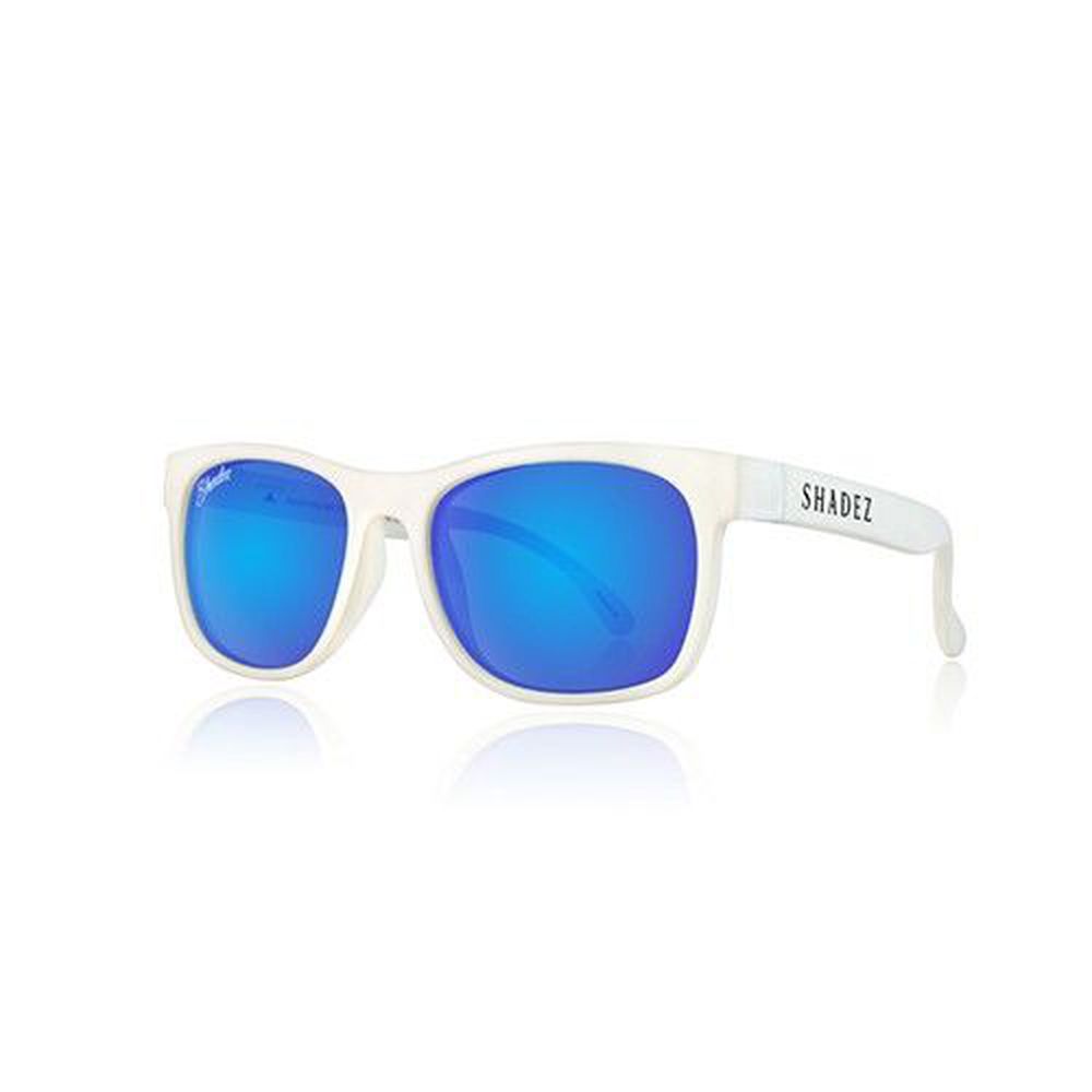 瑞士 SHADEZ - 兒童偏光太陽眼鏡-白框湛藍