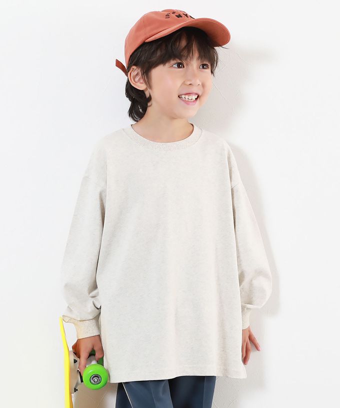 日本 devirock - 純棉耐洗百搭廓形長袖上衣-白