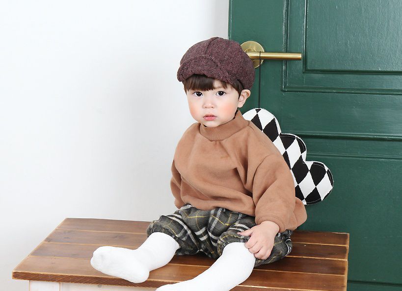 韓國 Babyblee - 紋路棒球帽-綠 (FREE)