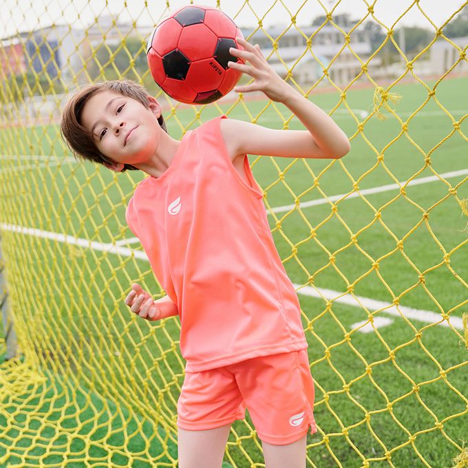 GIAT - 兒童盾形排汗背心-白色