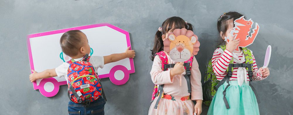 HUGGER - 幼童背包-馬達加斯加-(幼兒園書包-輕量減壓休閒後揹包) (3-7Y -B5尺寸)