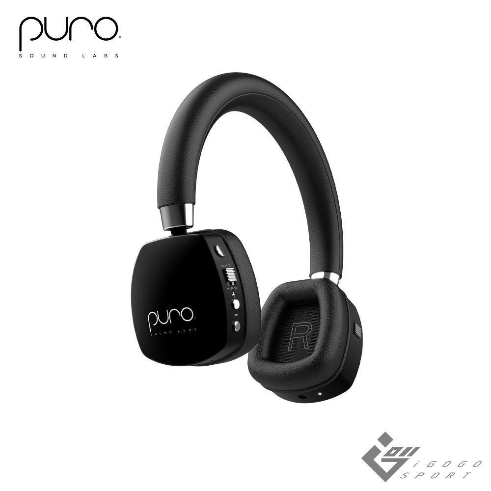 PURO SOUND LAB - PuroQuiets-Plus 降噪無線兒童耳機-黑色-黑色