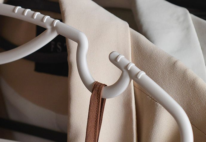 家窩 - MIT 佐伊多功能薄型防滑無痕衣架-40入-岩灰