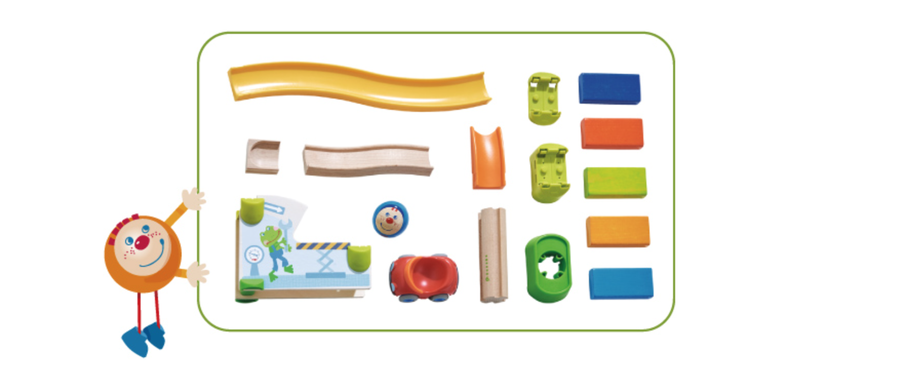 紐倫堡玩具展冠軍！德國【HABA】木製滾球軌道