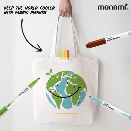 韓國Monami 糖果色布藝筆6入組送三樣好禮 (一組)