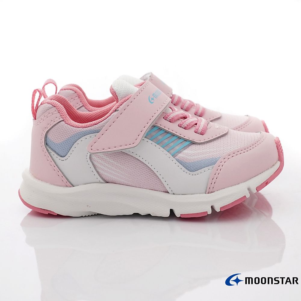 Moonstar日本月星 - 穩定機能運動款(中小童)-運動鞋-粉