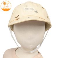 akachan honpo - 帽子-滿版刺繡-象牙白色