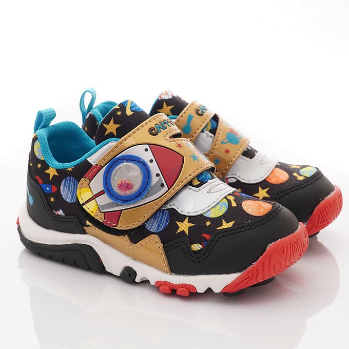 Moonstar日本月星 - 月星玩耍速乾機能款(中小童段)-運動鞋-黑