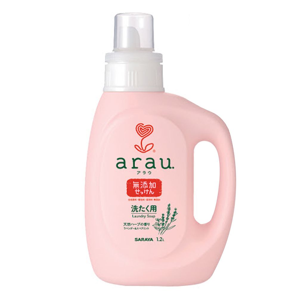 日本 SARAYA - arau.無添加 無添加洗衣液-1.2L