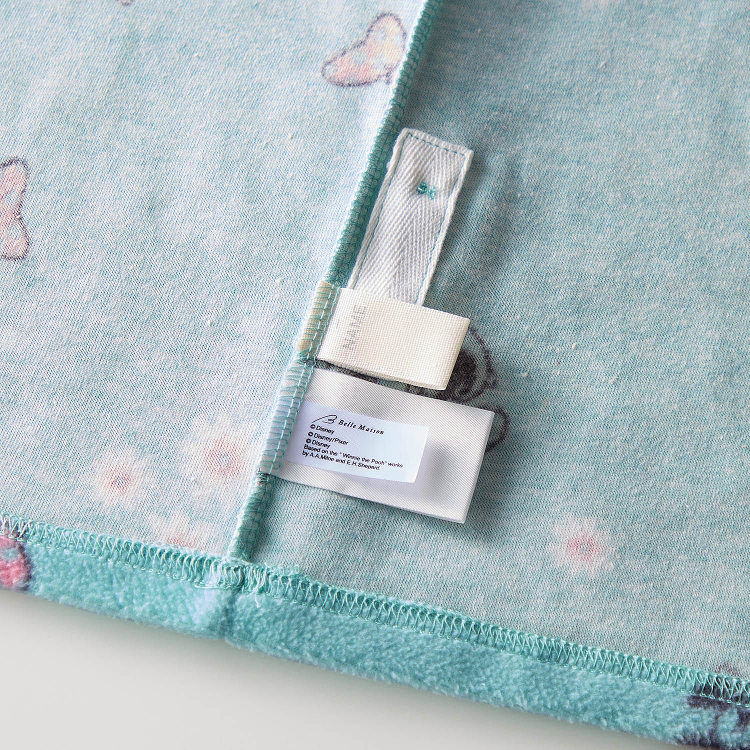 日本千趣會 - 迪士尼 角色印花抓絨家居服/睡衣-米妮-薄荷