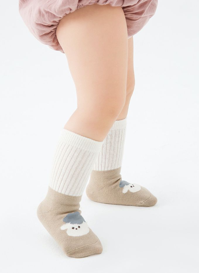 森林派對透氣長筒棉襪 (腳長 9cm 起)