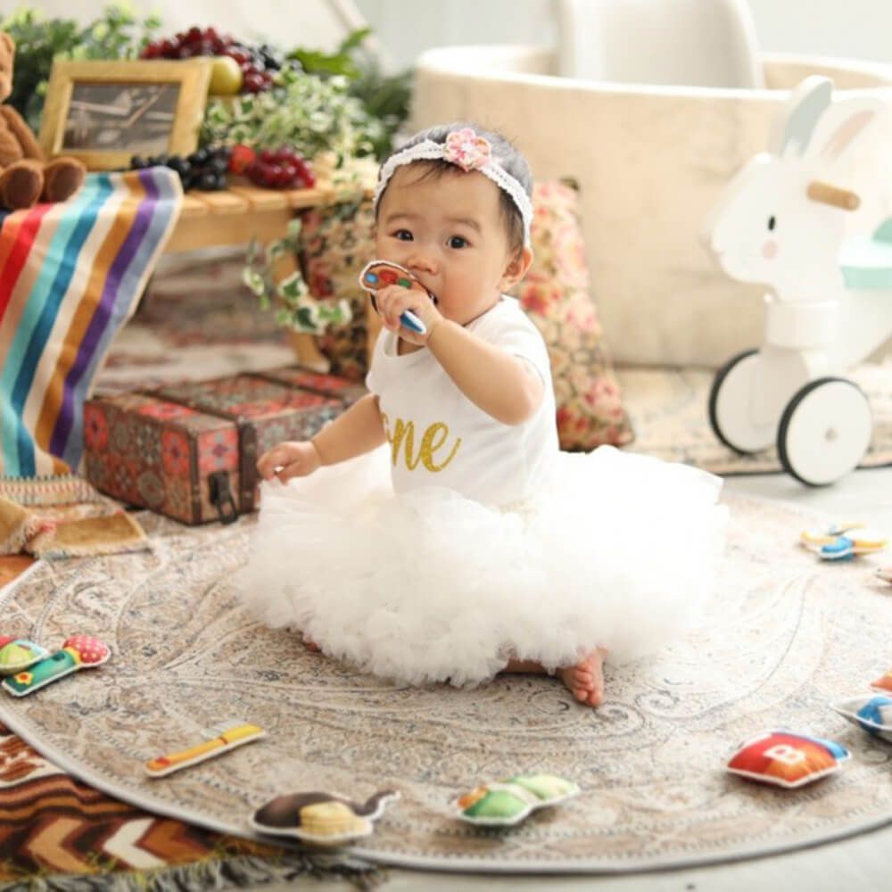 la petite Citron - One 燙金純棉包屁衣(週歲送禮)-彩色 (12M)