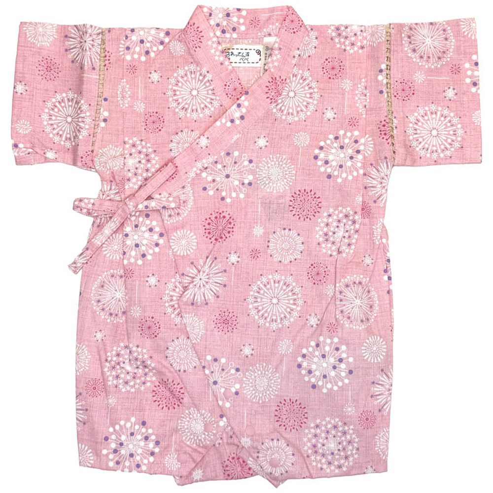 甚平包屁衣-淡粉色