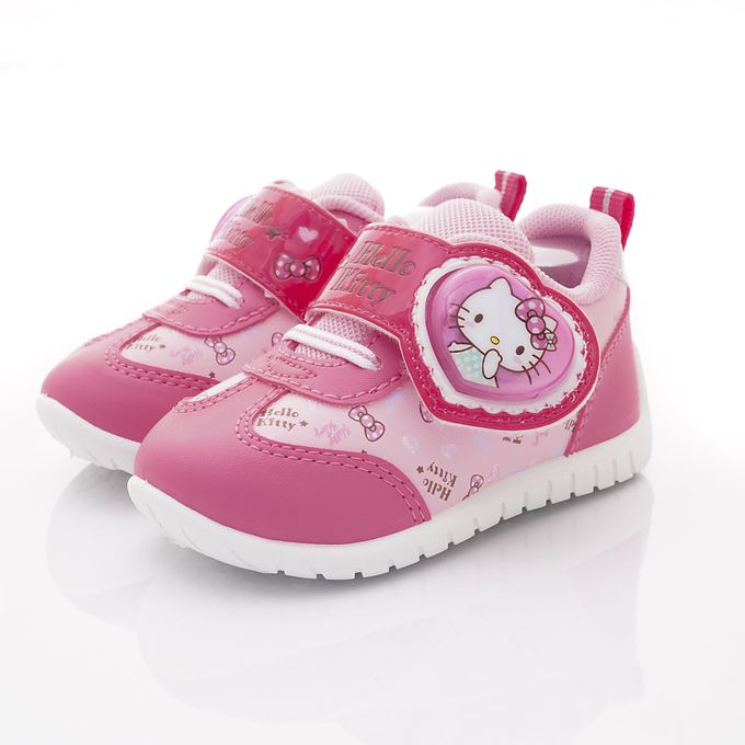 HELLO KITTY - HELLO KITTY-台灣製電燈休閒鞋722127桃粉(小童段)-休閒鞋-桃粉
