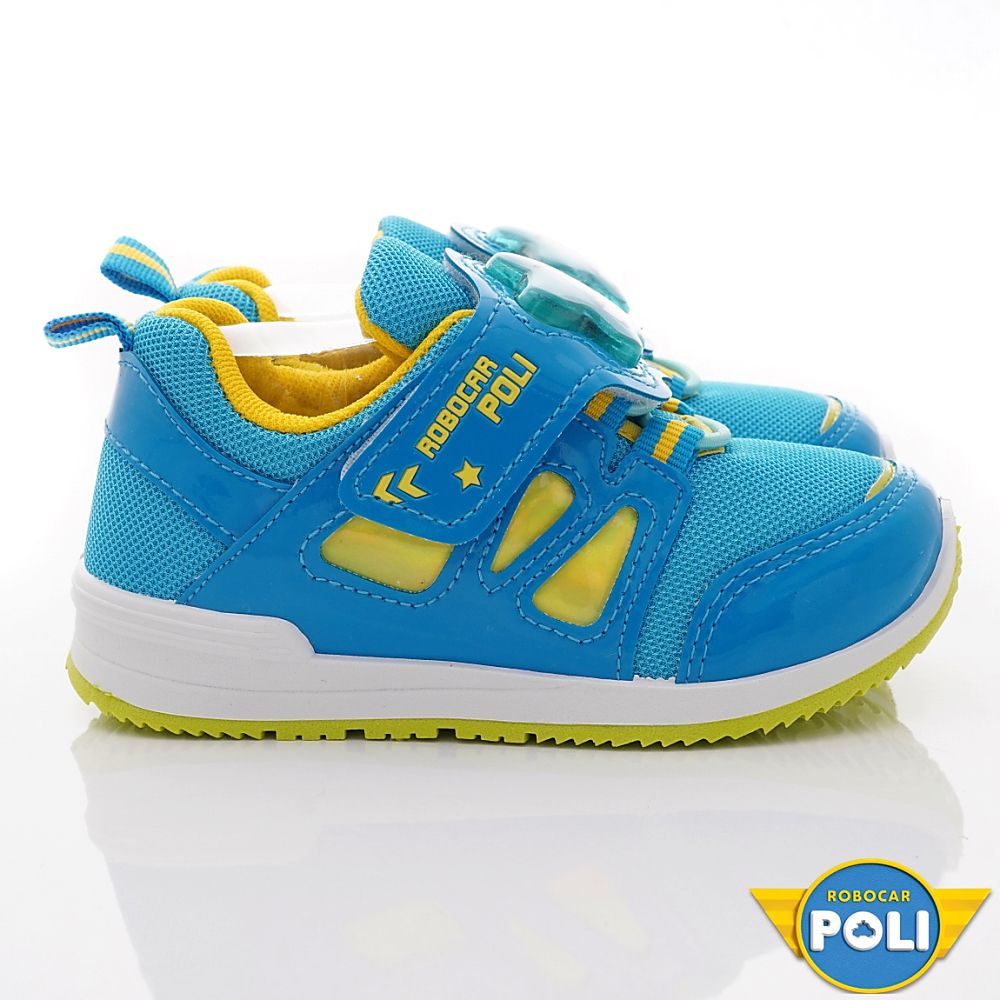 POLI 波力救援小英雄 - 台灣製POLI電燈運動鞋(中小童段)-運動鞋-藍