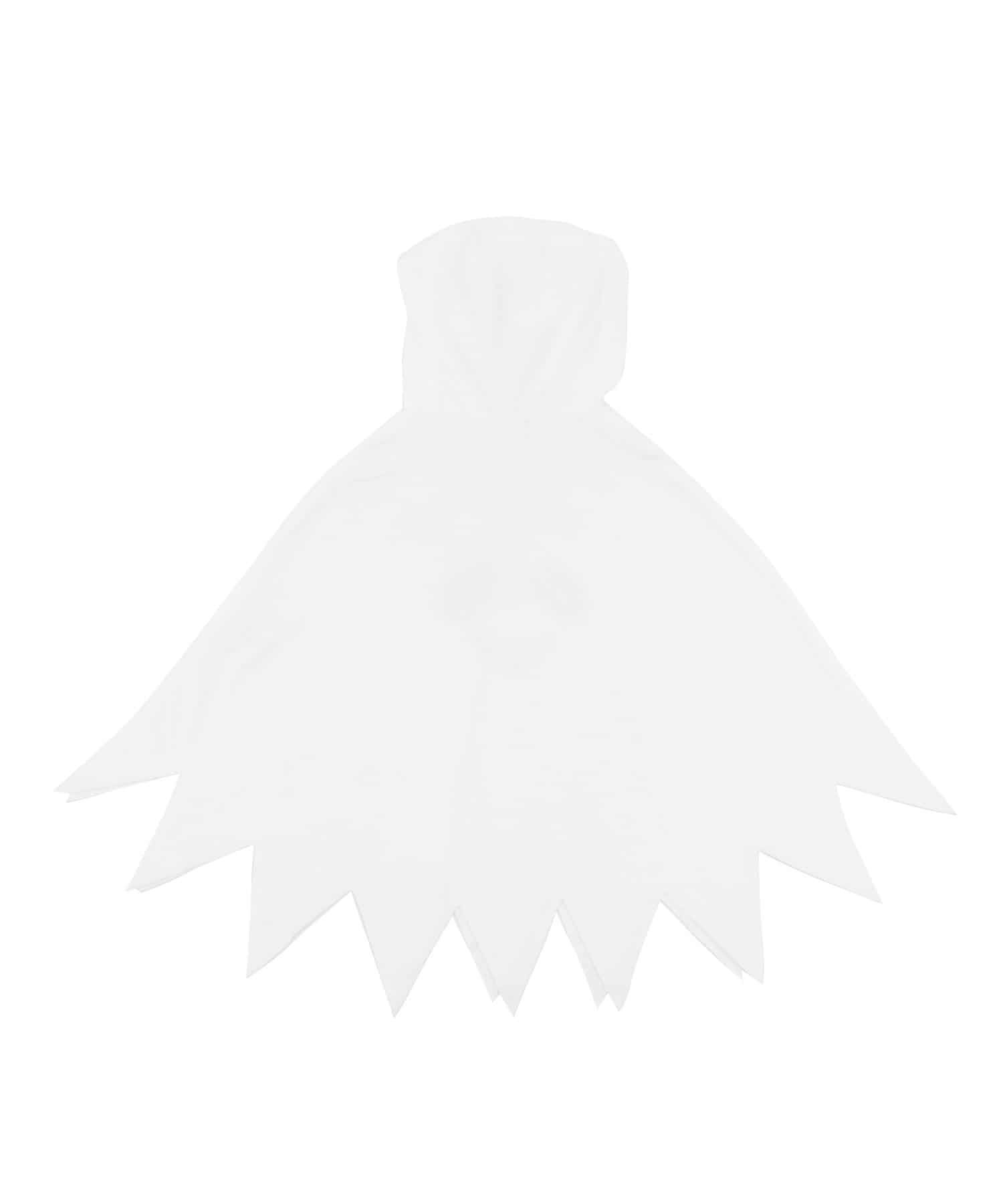 日本代購 - [限時搶購] 萬聖節連帽斗篷-幽靈-白 (90-100cm)