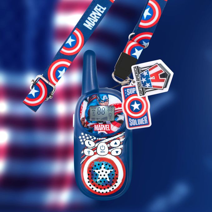 infoThink - 【超值二入組】對講機-蜘蛛人(新版)+美國隊長