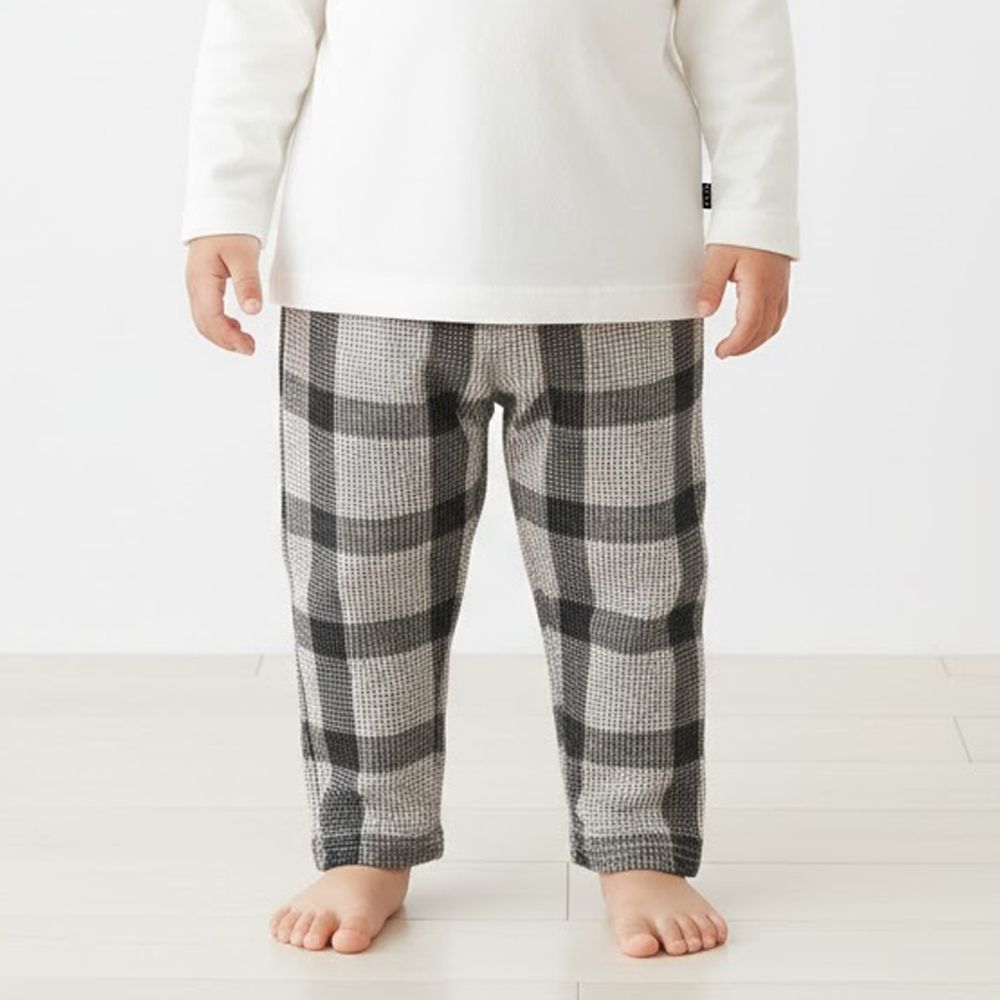 褲子-毛圈布-灰色