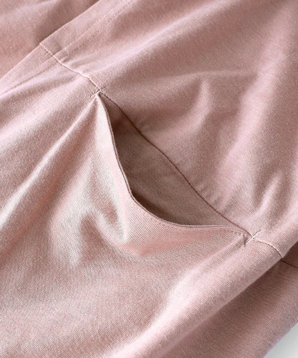 日本 zootie - UV對策 輕盈著感V領防曬外套-長版-淺米杏