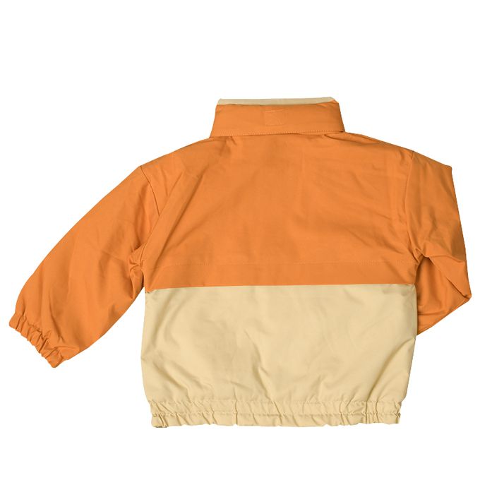 akachan honpo - 防潑水夾克-內裡刷毛-橘色