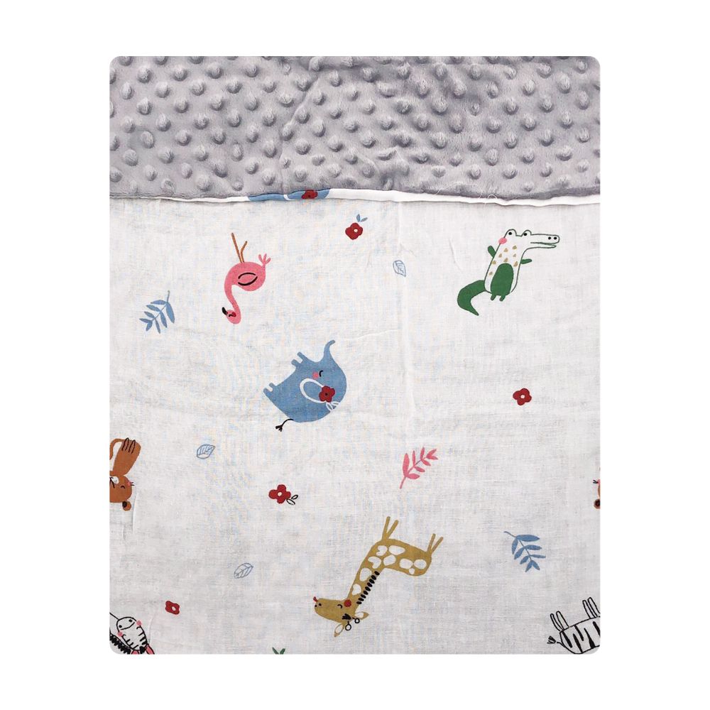 Muslin Tree - 嬰兒泡泡蓋毯 紗布毯 全棉抱被-睡夢動物-70*120cm