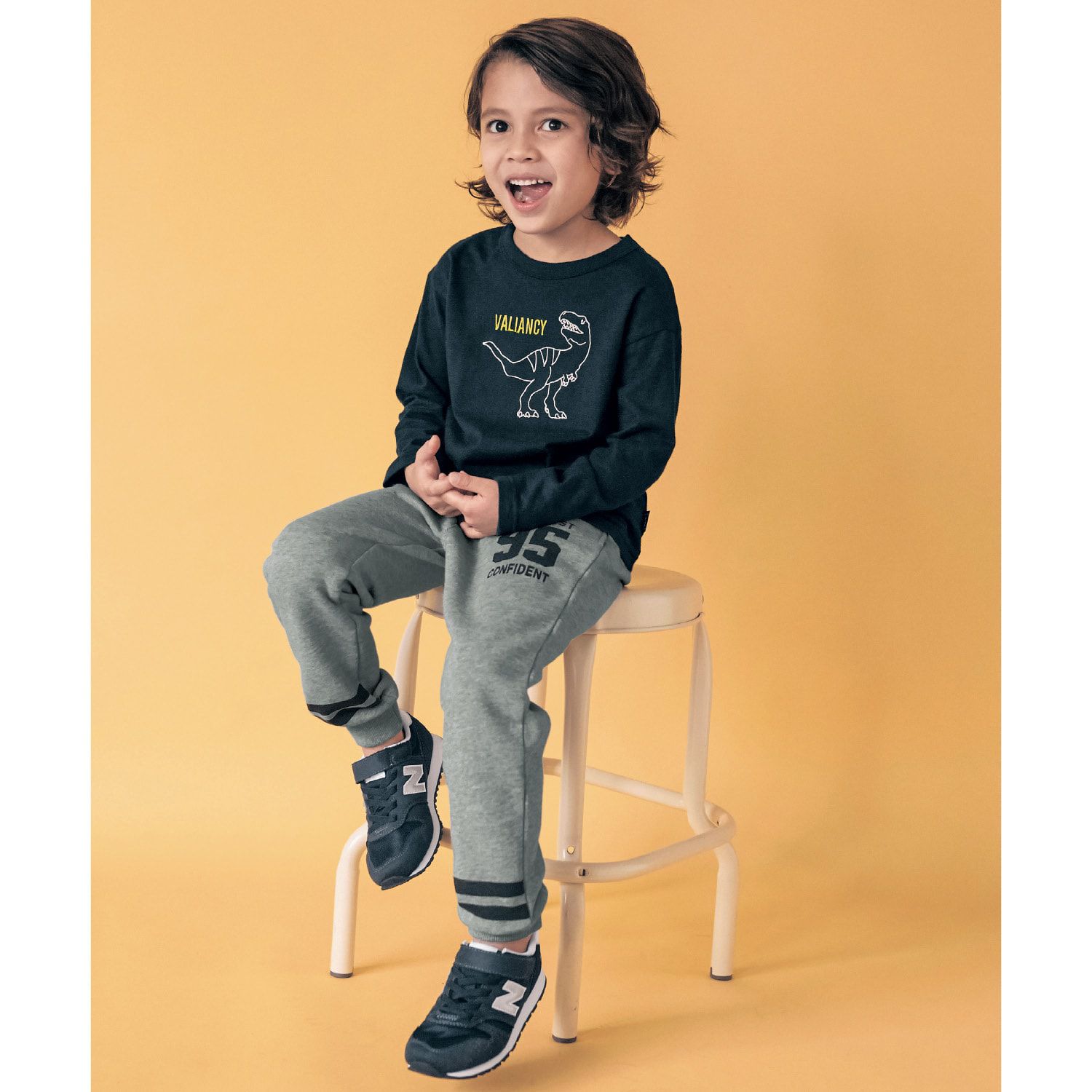 日本千趣會 - GITA 純棉束口休閒長褲-紫格紋