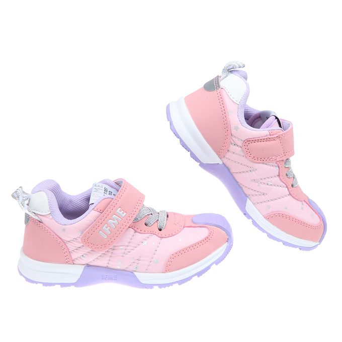 日本IFME - 季節系列粉紫色兒童機能運動鞋-粉紫色