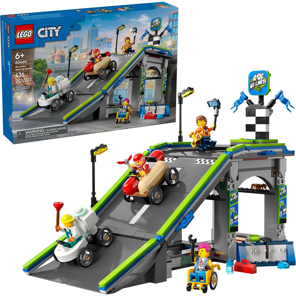 LEGO 60460 City 城市系列 - 沒有極限：賽車坡道賽道