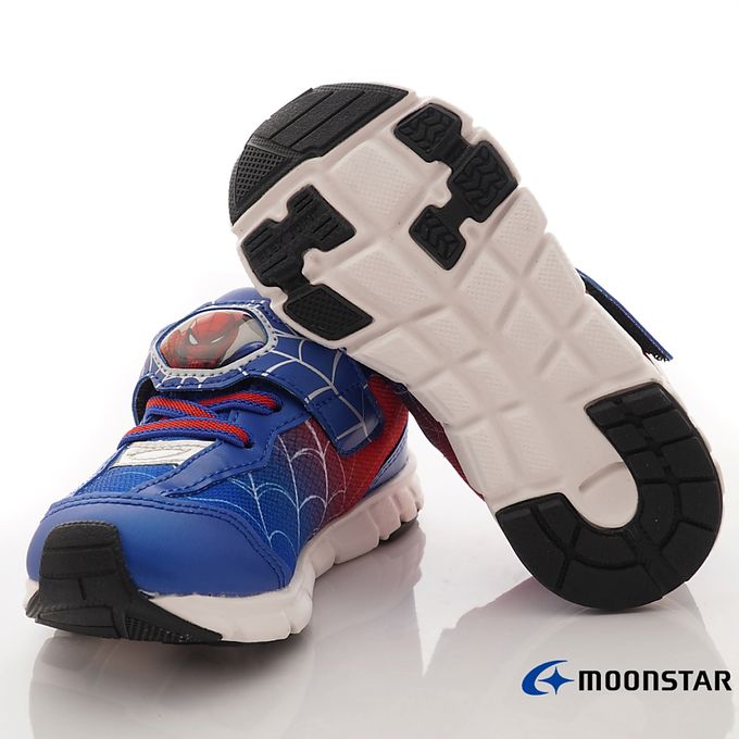Moonstar日本月星 - 漫威聯名運動鞋-蜘蛛人(中小童段)-運動鞋-藍