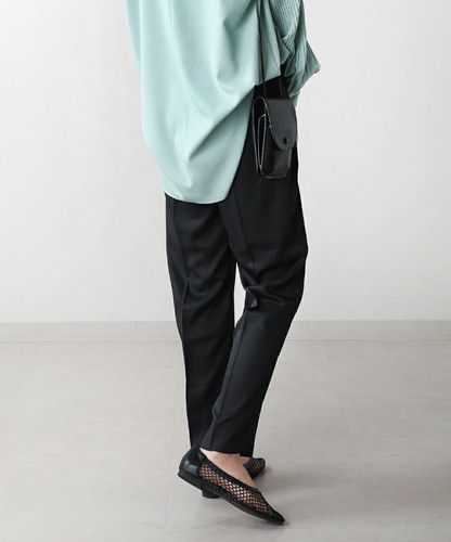 日本 Bou Jeloud - 俐落簡約美腿西裝褲-桃粉