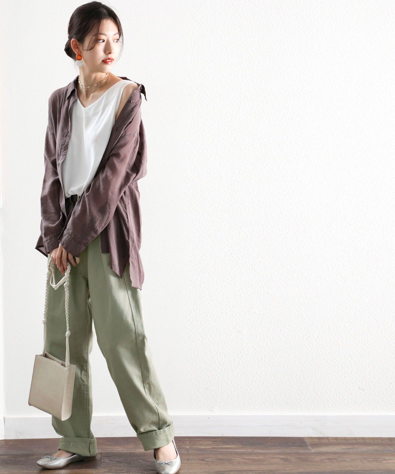 日本 Classical Elf - [熱銷NO.1]  舒適顯瘦打褶長褲-黑