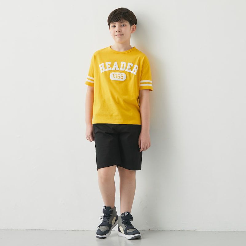 日本千趣會 - GITA 天竺棉短袖上衣-BAFF-紫x灰杏