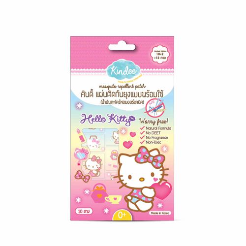 金蝶Hello Kitty防蚊貼紙 (1 包10入)-有效期限到: 2023/12/29