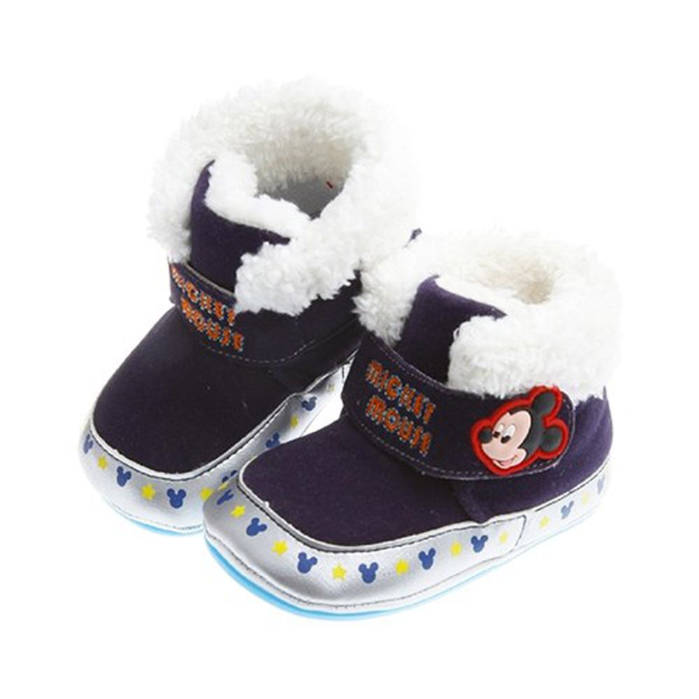 Disney 迪士尼 - 米奇深藍頂級台灣製保暖靴