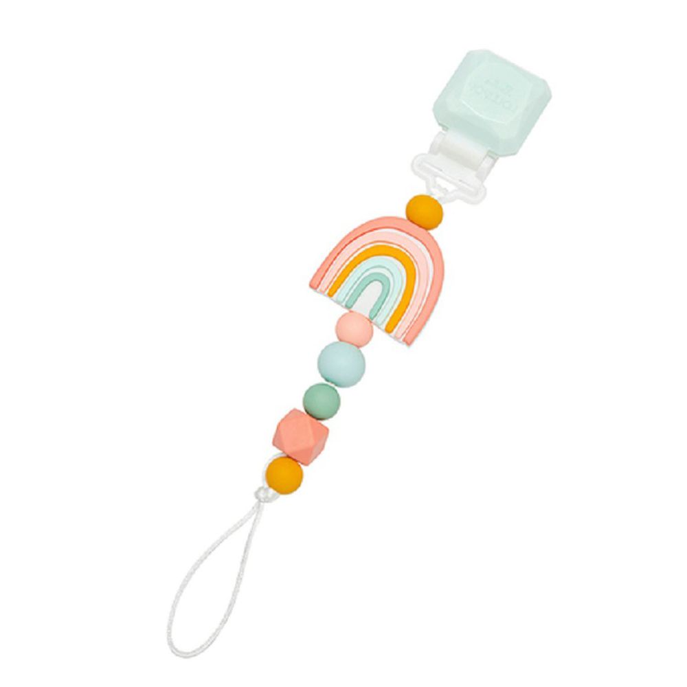 Loulou Lollipop - 加拿大 造型奶嘴鍊夾系列 ( 甜心版) - 幸運彩虹