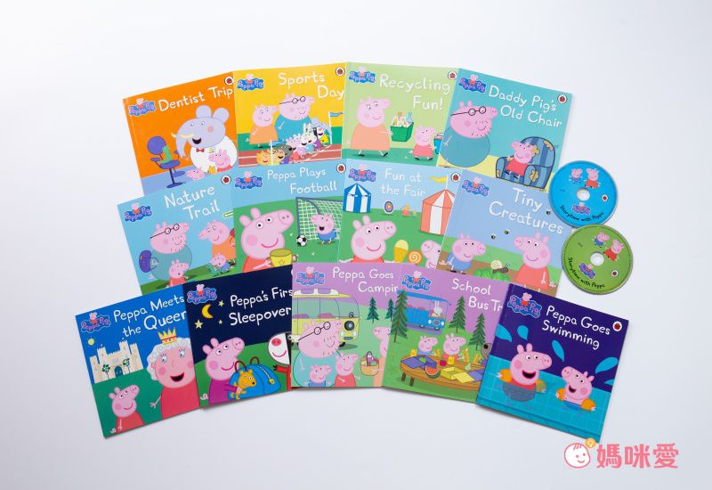 Peppa Paperback and Audio Collection (13平裝+2CD)