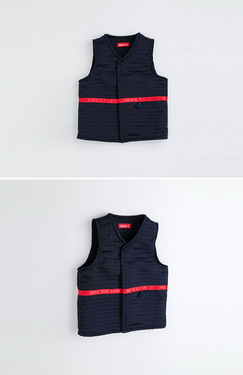 韓國 OZKIZ - (男寶)三件式長袖生活韓服