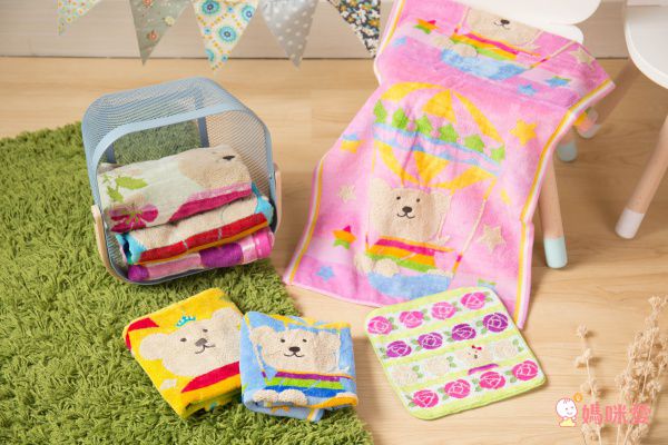 日本 Rainbow Bear	彩虹熊毛巾、方巾、擦手巾