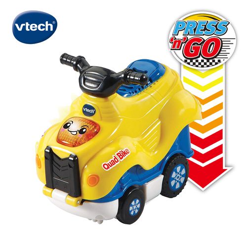 Vtech - 嘟嘟聲光迴力衝鋒車2入組-越野車+賽車