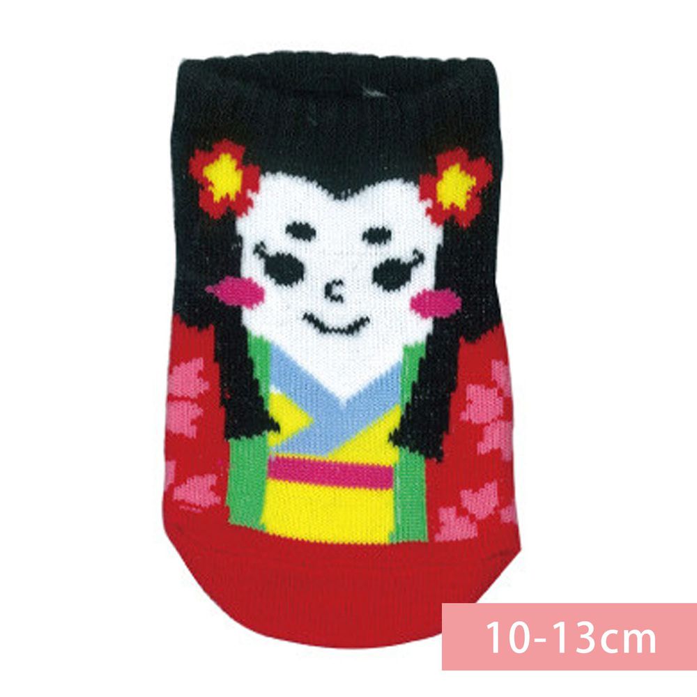 日本 OKUTANI - 童趣日文插畫短襪-公主 (10-13cm(1-3y))