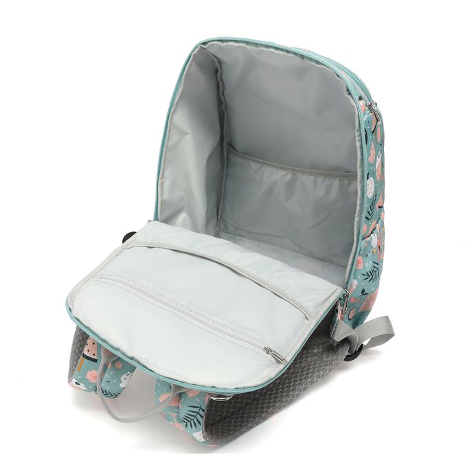 Heine 海恩 - WIN-221 素面尼龍包 流行後背包 媽媽包 待產包 育兒包 防盜防潑水包包(月子禮物)-藏藍色